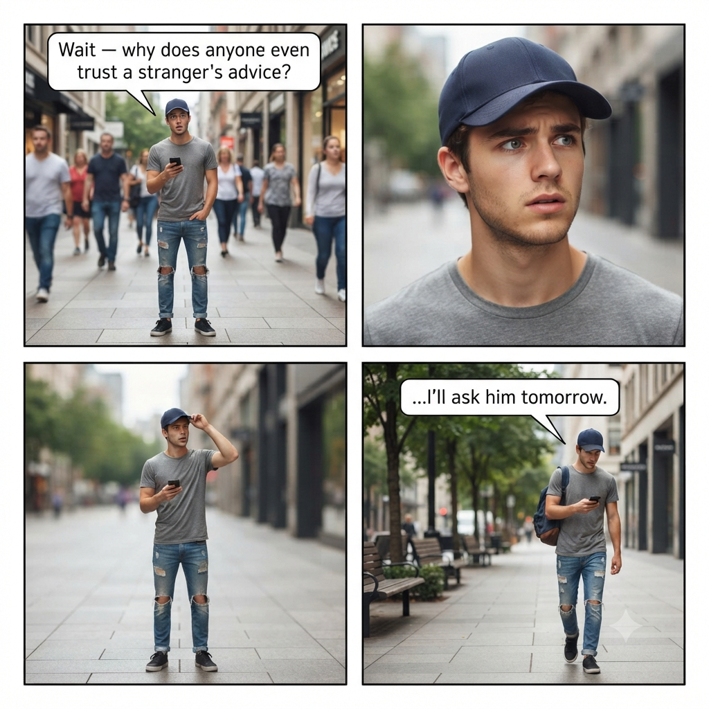 First Question — Rustic and Rusty comic strip