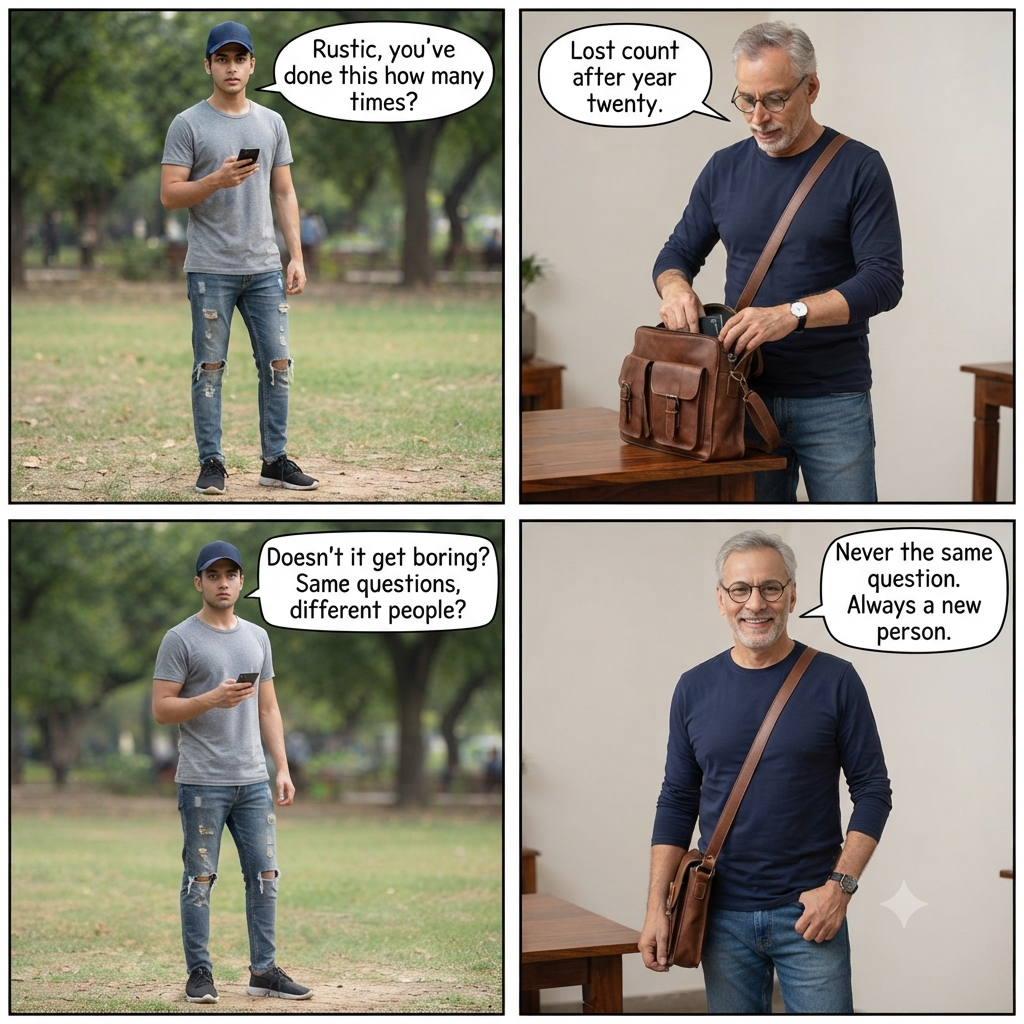 Fifty Rounds — Rustic and Rusty comic strip